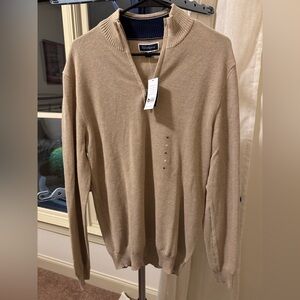 Men’s club room quarter zip sweater size medium